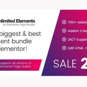 Unlimited Elements for Elementor Page Builder