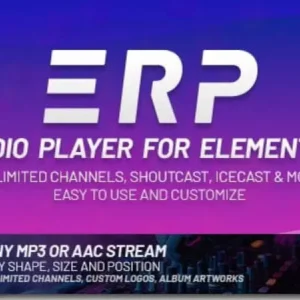 Erplayer Radio Player for Elementor