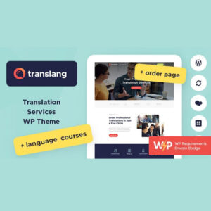 Translang | Translation Services & Language Courses WordPress Theme