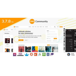 OneCommunity – BuddyPress Membership Theme